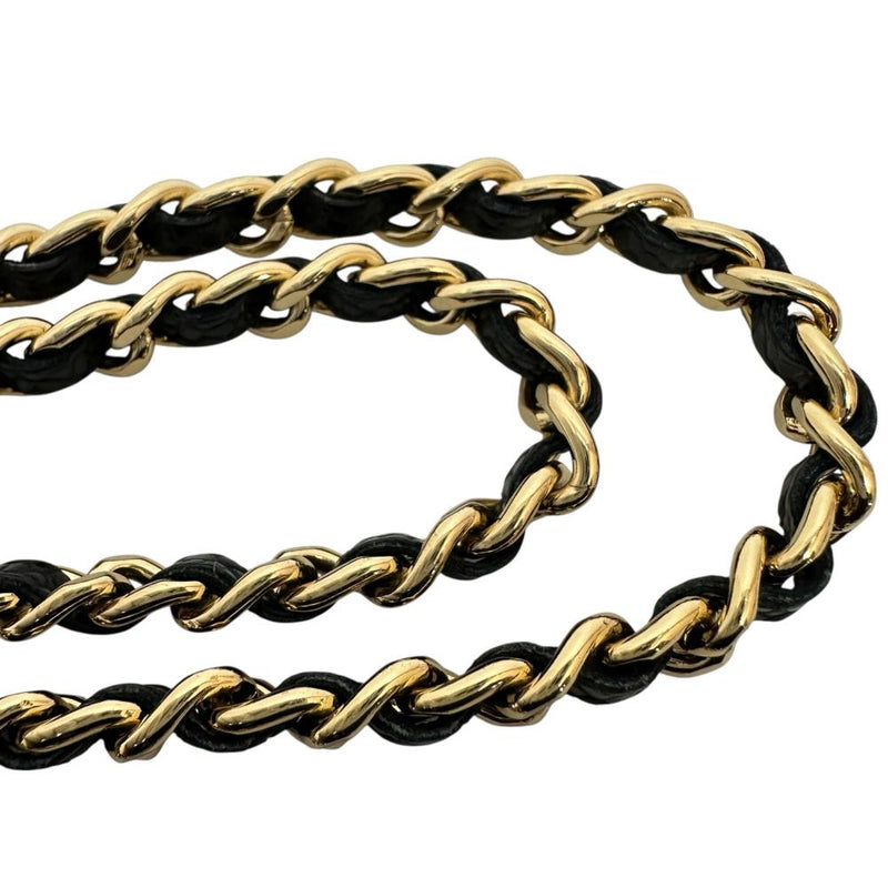 【CHANEL/シャネル】 マトラッセ チェーンウォレット Sシール有 ショルダーバッグ レザー/キャビアスキン ブラック/ゴールド金具 レディース【中古】【真子質店】【BL】 【MaMaKK】