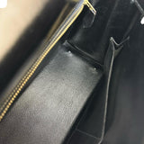【HERMES/エルメス】 ケリー28 ハンドバッグ ボックスカーフ ブラックレザー/ゴールド金具 レディース【中古】【真子質店】【BL】 【KMoTD】