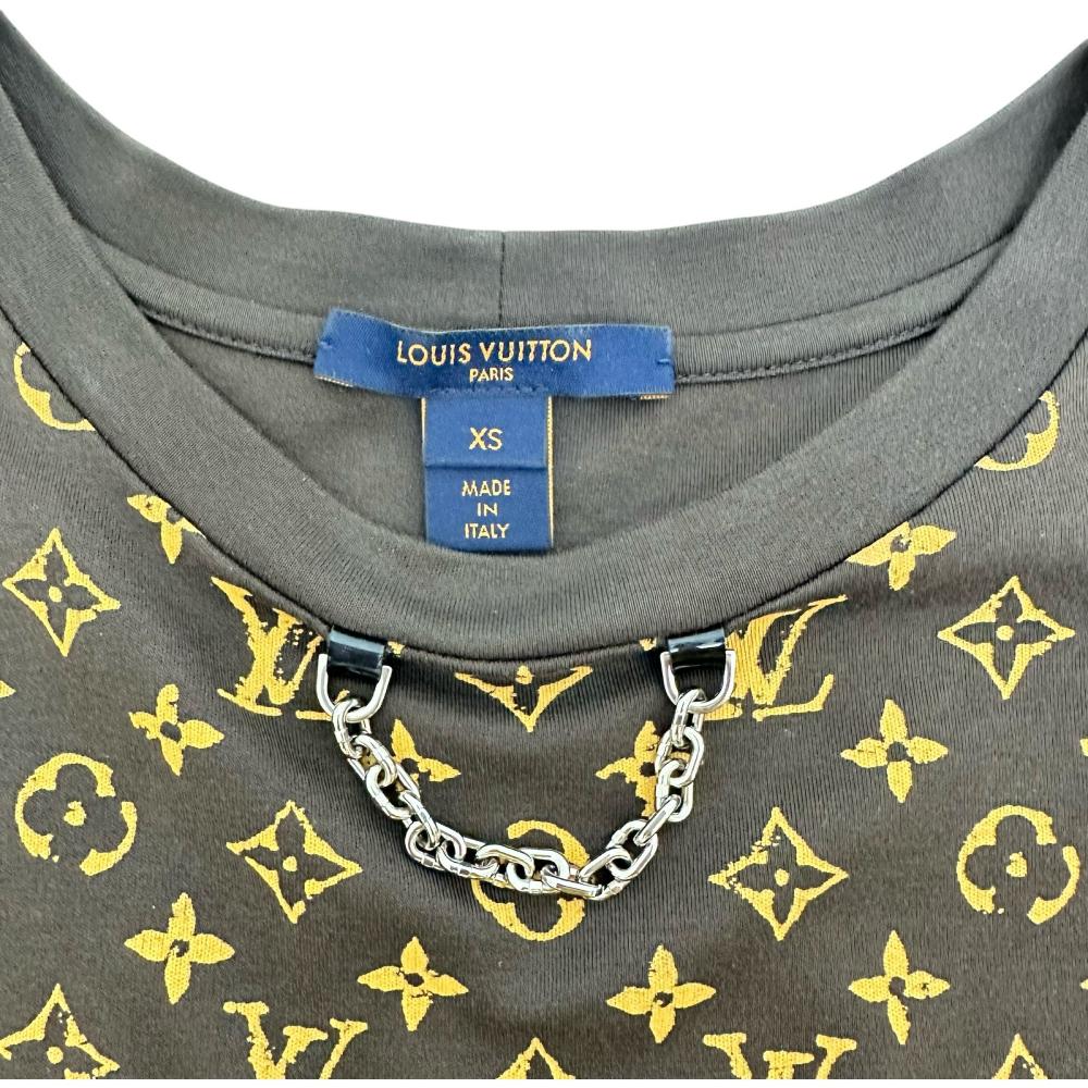 LOUIS VUITTON/ルイ・ヴィトン】 半袖Tシャツ コットン モノグラム柄