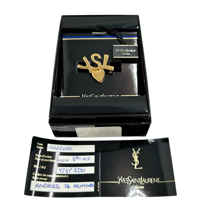 【YVES SAINT LAURENT/イヴ・サンローラン】 ロゴ ブローチ GP 7.2g レディース
【中古】【真子質店】【GD】




【Ixx】