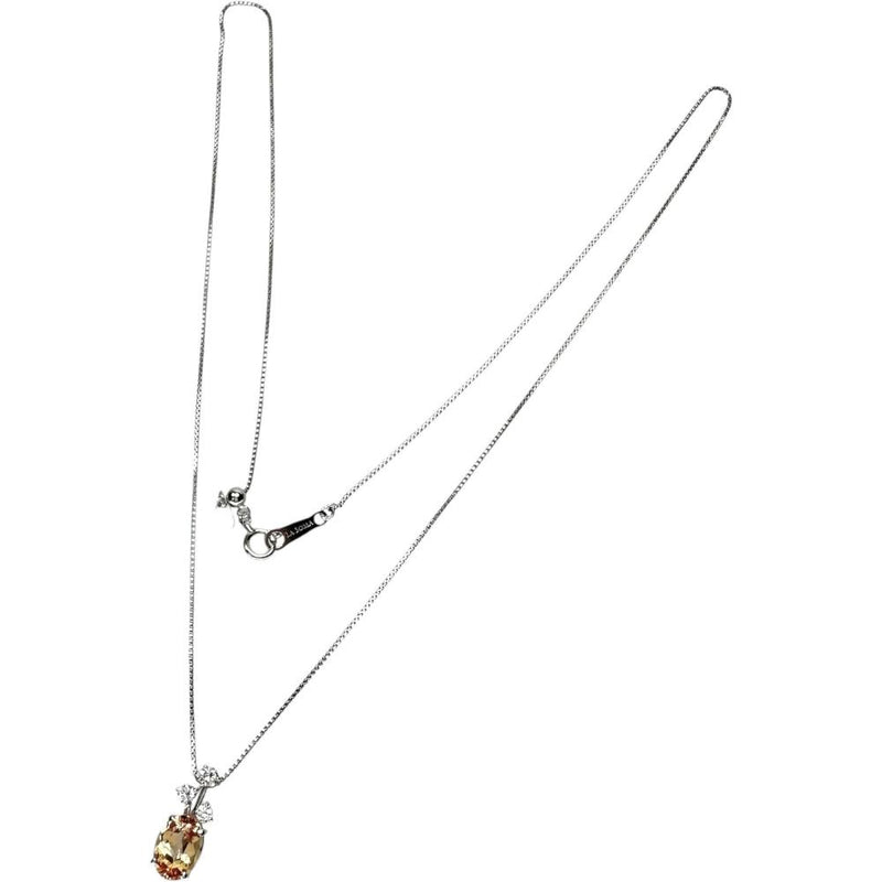 LA SOMA/ラソマ インペリアルトパーズ 1.38ct ダイヤモンド 計0.17ct ネックレス K18WGホワイトゴールド 18金 3.2g 46cm レディース
【中古】【真子質店】【NN】




【MoMox】