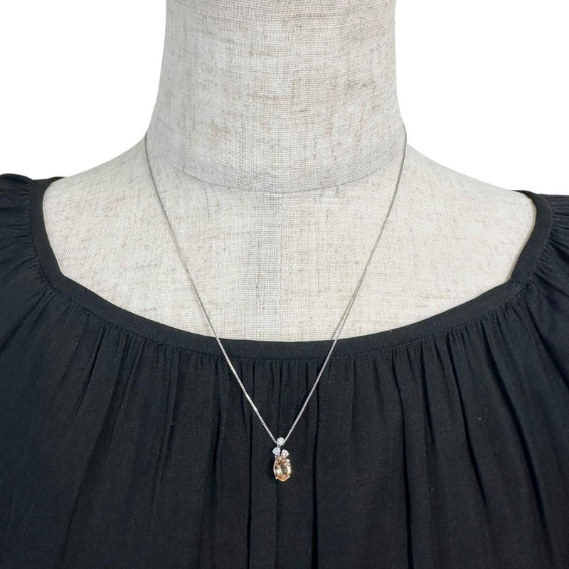 LA SOMA/ラソマ インペリアルトパーズ 1.38ct ダイヤモンド 計0.17ct ネックレス K18WGホワイトゴールド 18金 3.2g 46cm レディース
【中古】【真子質店】【NN】




【MoMox】