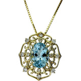 アクアマリン 1.43ct ダイヤモンド 0.13ct ネックレス K18ゴールド 18金 3.7g 45cm レディース
【中古】【真子質店】【NN】




【YxMo】