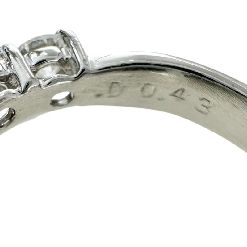 10.5号 ルビー 0.79ct ダイヤモンド 0.43ct リング・指輪 Pt900プラチナ 4.7g レディース 【中古】【真子質店】【NN】 【MiTMo】