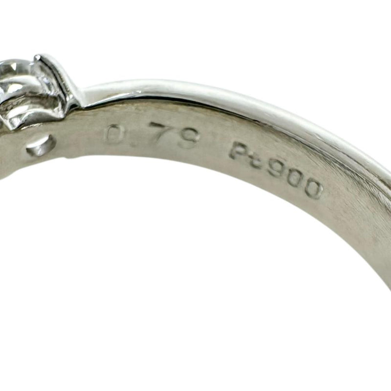 10.5号 ルビー 0.79ct ダイヤモンド 0.43ct リング・指輪 Pt900プラチナ 4.7g レディース 【中古】【真子質店】【NN】 【MiTMo】