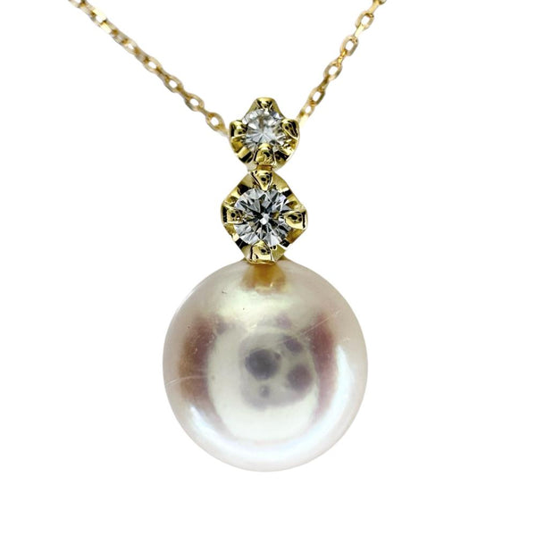 アコヤパール/真珠8.4 mm ネックレス K18ゴールド 18金 2.0g 40cm レディース 【中古】【真子質店】【NN】 【ISMi】