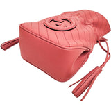 【GUCCI/グッチ】 ブロンディ ミニ バケットバッグ 760313 ハンドバッグ レザー ピンク（朱色）/シルバー金具 レディース【中古】【真子質店】【BL】




【KMox】
