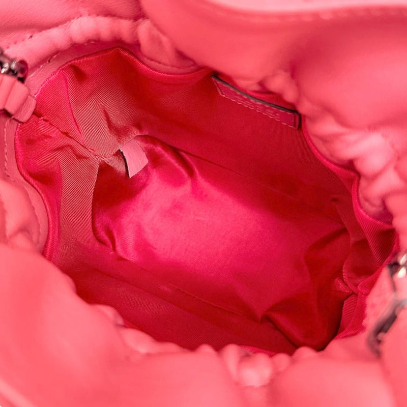 【GUCCI/グッチ】 ブロンディ ミニ バケットバッグ 760313 ハンドバッグ レザー ピンク（朱色）/シルバー金具 レディース【中古】【真子質店】【BL】




【KMox】