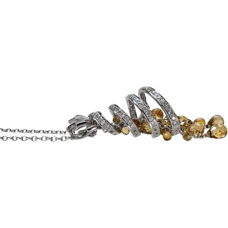 シトリン 計6.84ct ダイヤモンド 計0.94ct ネックレス K18WGホワイトゴールド 18金 11.4g 51cm レディース
【中古】【真子質店】【NN】




【IDMiMo】