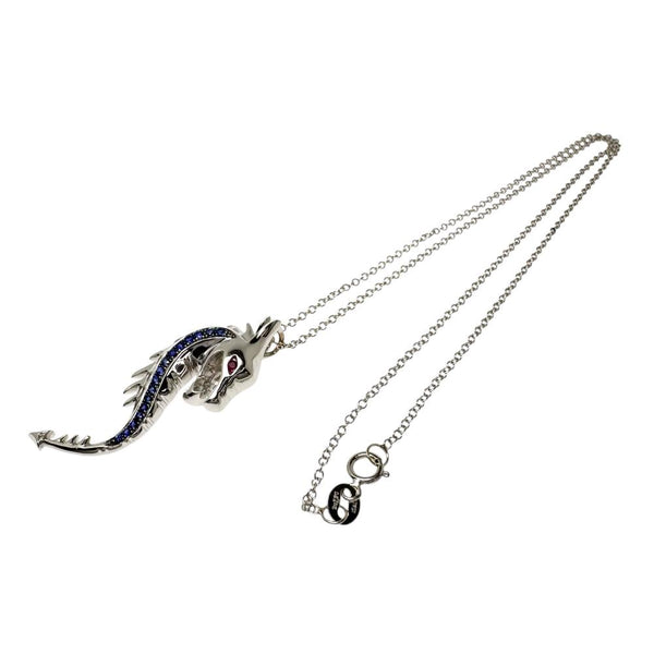 SARAH ZHUANG JEWELLERY/サラ・チャン・ジュエリー 龍モチーフ サファイア 計0.19ct ルビー 0.02ct ネックレス K18WGホワイトゴールド 18金 8.2g 40.5cm レディース
【中古】【真子質店】【NN】




【IIYY】