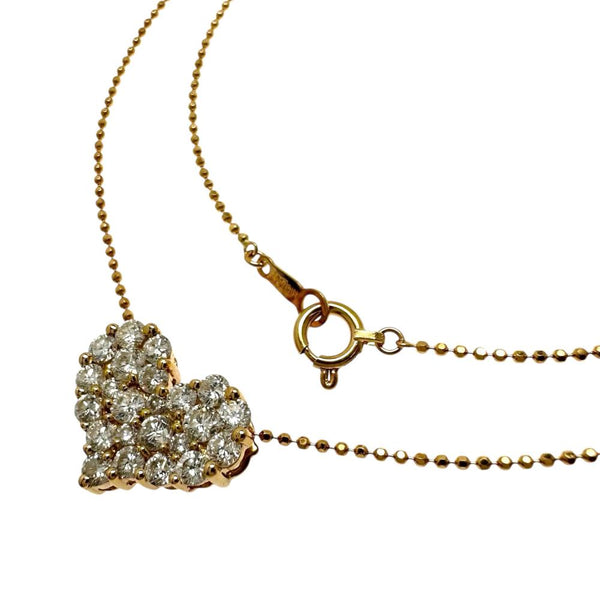 ハート ダイヤモンド 計1.00ct ネックレス K18ゴールド 18金 3.4g 40cm レディース
【中古】【真子質店】【NN】




【KTY】