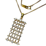ルビー 計0.72ct ダイヤモンド 計1.30ct ネックレス K18ゴールド 18金 5.7g 40cm レディース 【中古】【真子質店】【NN】 【IIxx】