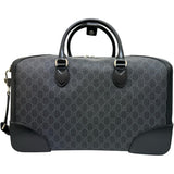 【GUCCI/グッチ】 696014 GGスプリーム インターロッキングG 2WAYショルダー ボストンバッグ レザー ブラックレザー レディース【中古】【真子質店】【BL】 【IMoxx】