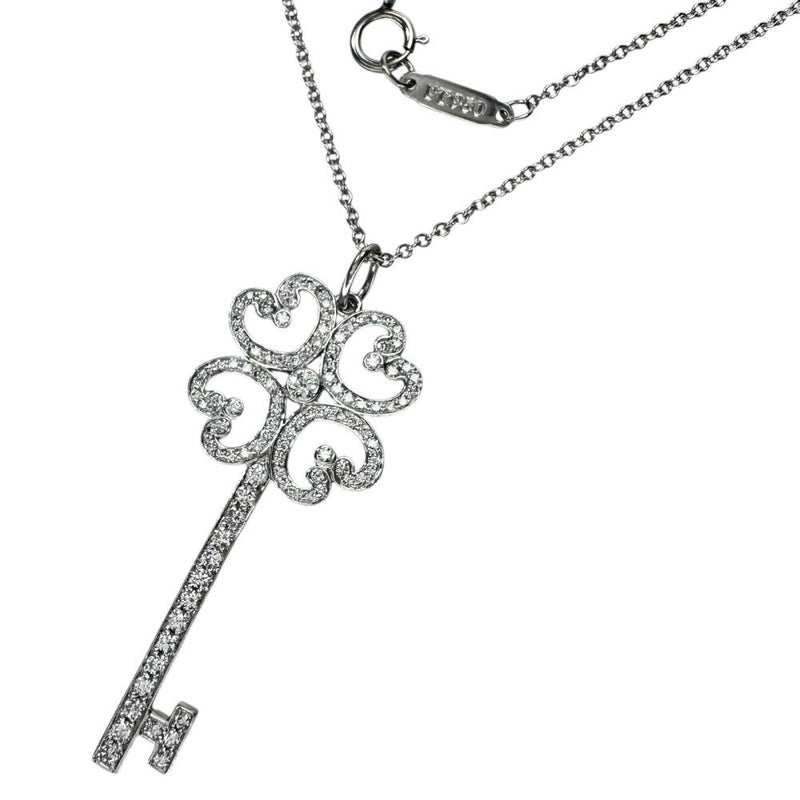 【TIFFANY&Co./ティファニー】 クアトラハートキー ダイヤモンド ネックレス Pt950プラチナ 6.4g 47cm レディース
【中古】【真子質店】【BL】




【TIxx】