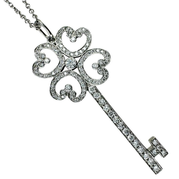 【TIFFANY&Co./ティファニー】 クアトラハートキー ダイヤモンド ネックレス Pt950プラチナ 6.4g 47cm レディース
【中古】【真子質店】【BL】




【TIxx】