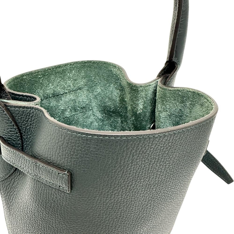 【CELINE/セリーヌ】 ビッグバッグ ナノ 2WAYバッグ ショルダー ハンドバッグ レザー グリーンレザー レディース【中古】【真子質店】【BL】 【Sxx】