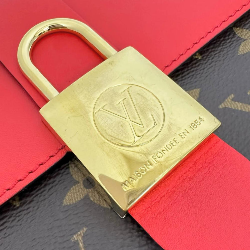 【LOUIS VUITTON/ルイ・ヴィトン】 ロッキーBB M44322 2WAYバッグ ショルダーバッグ コクリコ ハンドバッグ モノグラムキャンバス レッド、ブラウンレザー/ゴールド金具 レディース【中古】【真子質店】【BL】 【IDxx】