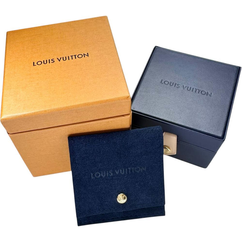 13号【LOUIS VUITTON/ルイ・ヴィトン】 セットリング ダイヤモンド 3P リング・指輪 バーグモノグラム イディール K18YGイエローゴールド 18金/WG/PG 6.0g 53 スリーカラー レディース 【中古】【真子質店】【BL】 【TIxI】