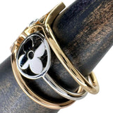 13号【LOUIS VUITTON/ルイ・ヴィトン】 セットリング ダイヤモンド 3P リング・指輪 バーグモノグラム イディール K18YGイエローゴールド 18金/WG/PG 6.0g 53 スリーカラー レディース 【中古】【真子質店】【BL】 【TIxI】