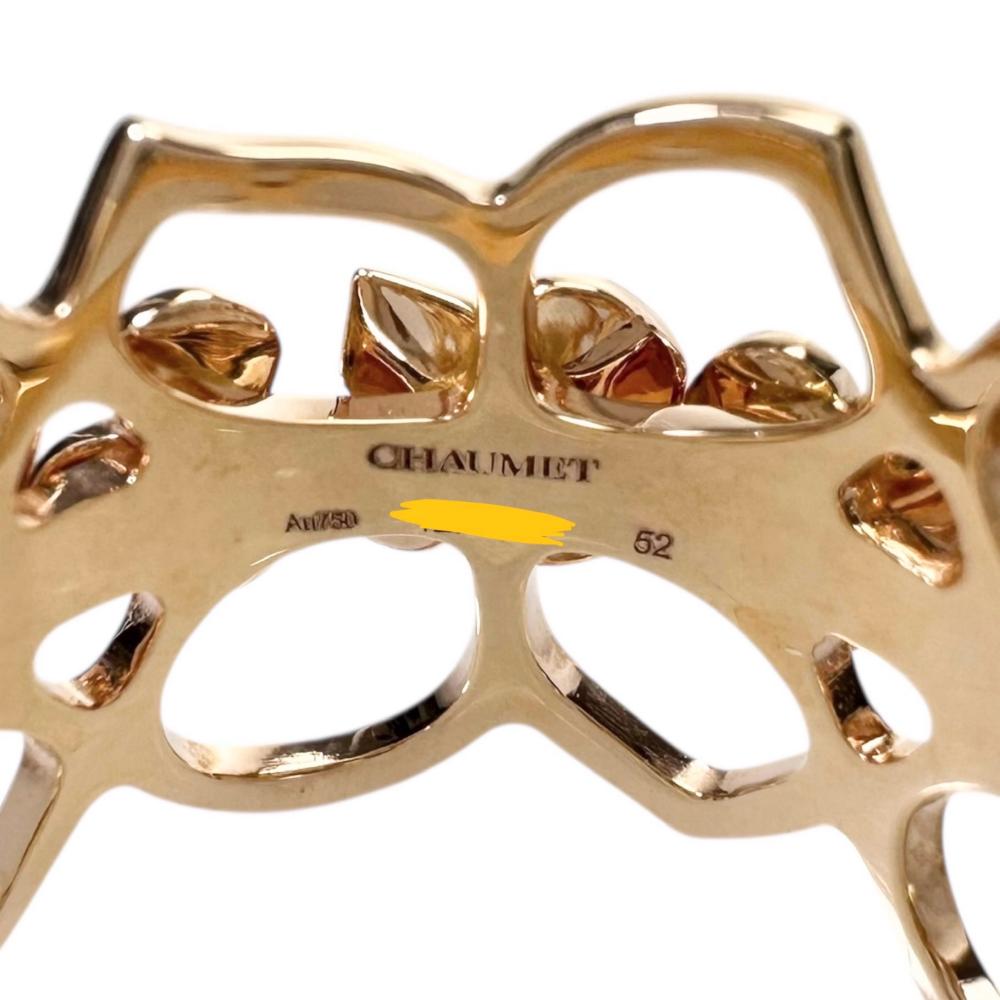 12号【Chaumet/ショーメ】 フラワーモチーフ リング・指輪