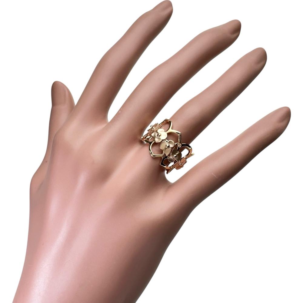 12号【Chaumet/ショーメ】 フラワーモチーフ リング・指輪 