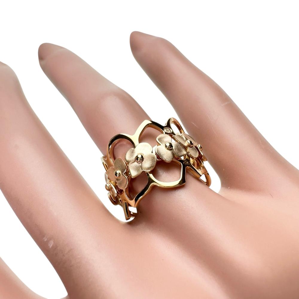 12号【Chaumet/ショーメ】 フラワーモチーフ リング・指輪