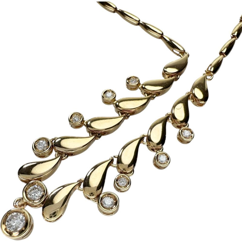 ダイヤモンド 計0.55ct ネックレス K18ゴールド 18金 20.2g 40cm レディース 【中古】【真子質店】【NN】 【TYDx】