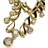 ダイヤモンド 計0.55ct ネックレス K18ゴールド 18金 20.2g 40cm レディース 【中古】【真子質店】【NN】 【TYDx】
