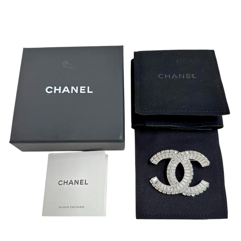 CHANEL ブローチ メタル クリスタルビジュー B24V レディース CHANEL/シャネル】 ブローチ メタル/クリスタルビジュー 24.4g B24V