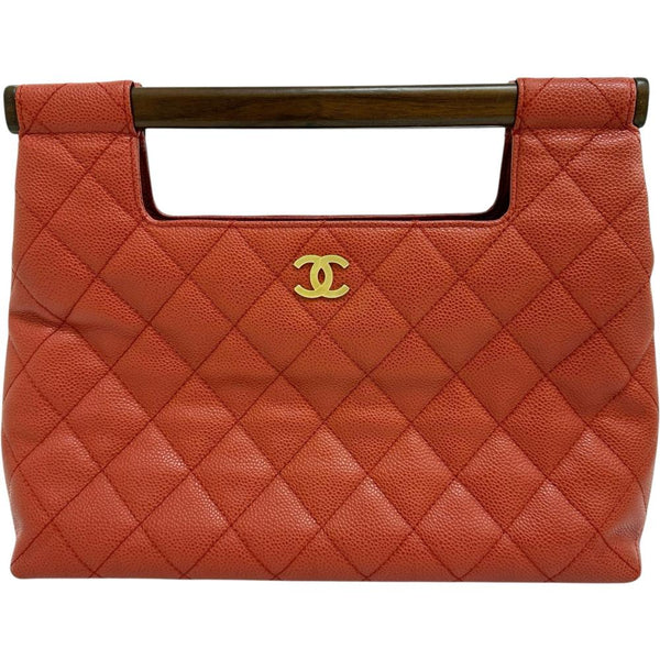 【CHANEL/シャネル】 マトラッセ ウッドハンドル ハンドバッグ 8番（2003年） キャビアスキン/レザー レッド レディース【中古】【真子質店】【BL】




【TMaMax】