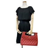 【CHANEL/シャネル】 マトラッセ ウッドハンドル ハンドバッグ 8番（2003年） キャビアスキン/レザー レッド レディース【中古】【真子質店】【BL】




【TMaMax】