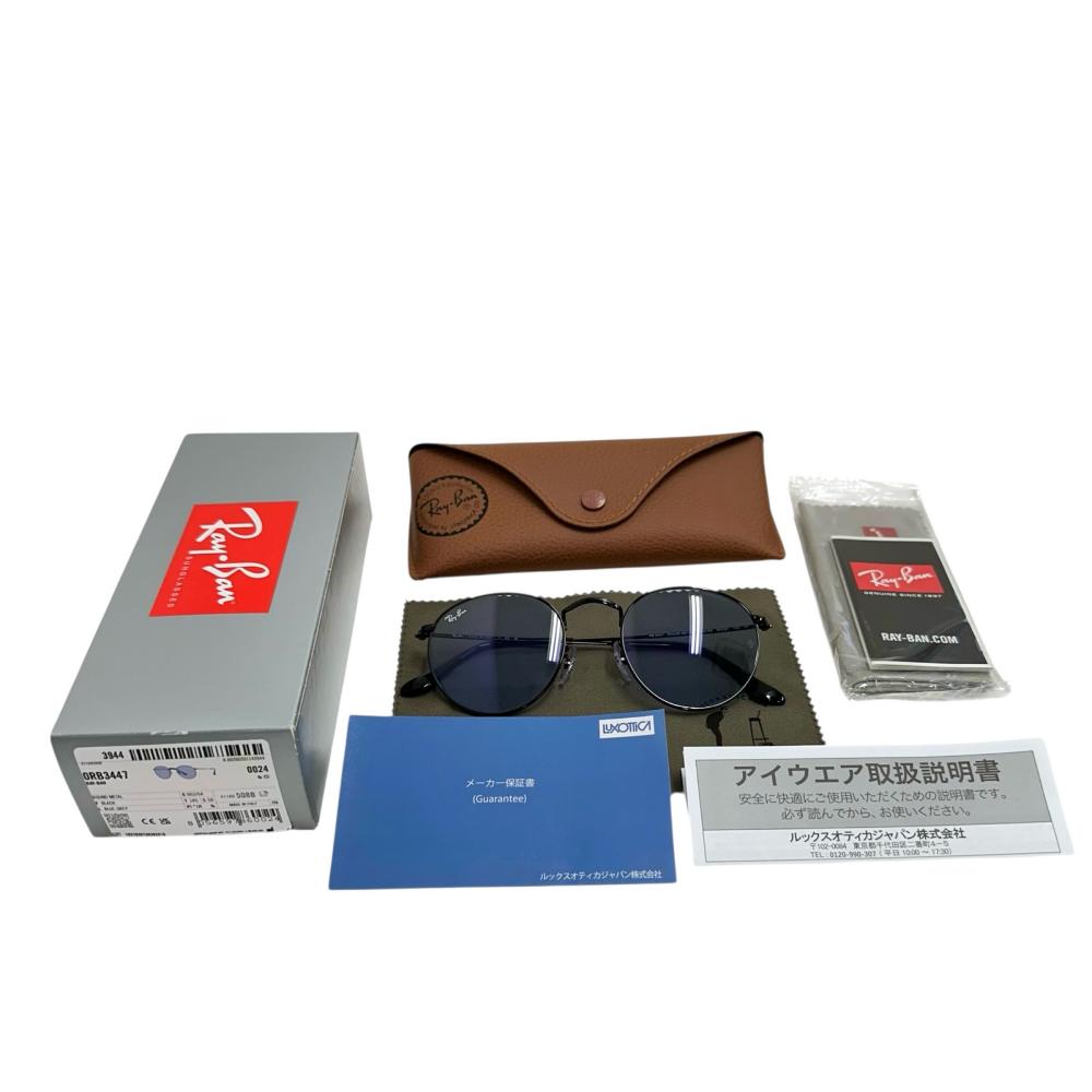 Ray-Ban/レイバン】 ORB3447 ROUND METAL サングラス メタル