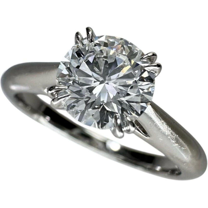 7.5号【HARRY WINSTON/ハリーウィンストン】 ダイヤモンド 0.76ct リング・指輪 ソリティア Pt950プラチナ 3.9g レディース 【中古】【真子質店】【BL】 【Maxxx】