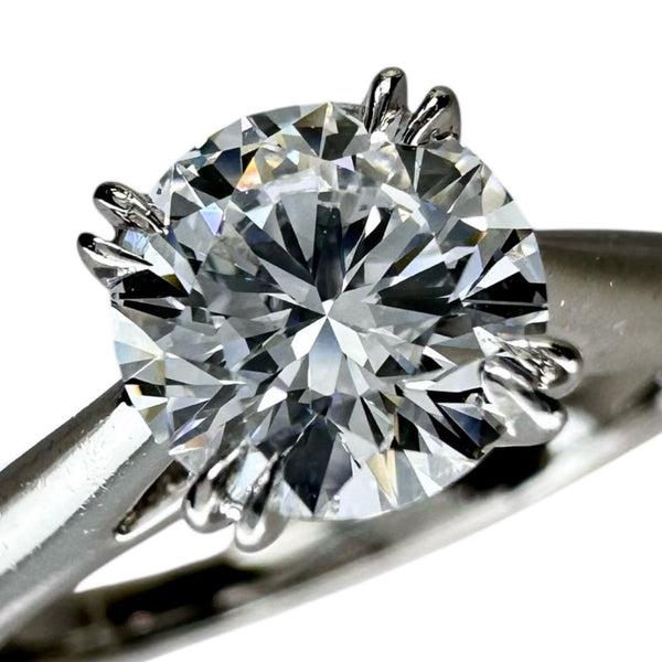 7.5号【HARRY WINSTON/ハリーウィンストン】 ダイヤモンド 0.76ct リング・指輪 ソリティア Pt950プラチナ 3.9g レディース 【中古】【真子質店】【BL】 【Maxxx】