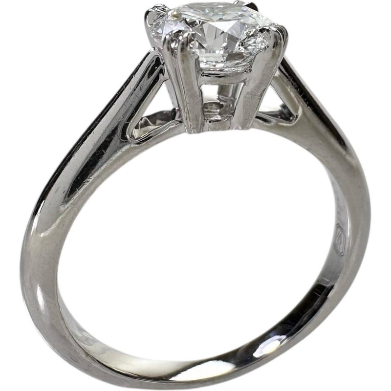 7.5号【HARRY WINSTON/ハリーウィンストン】 ダイヤモンド 0.76ct リング・指輪 ソリティア Pt950プラチナ 3.9g レディース 【中古】【真子質店】【BL】 【Maxxx】
