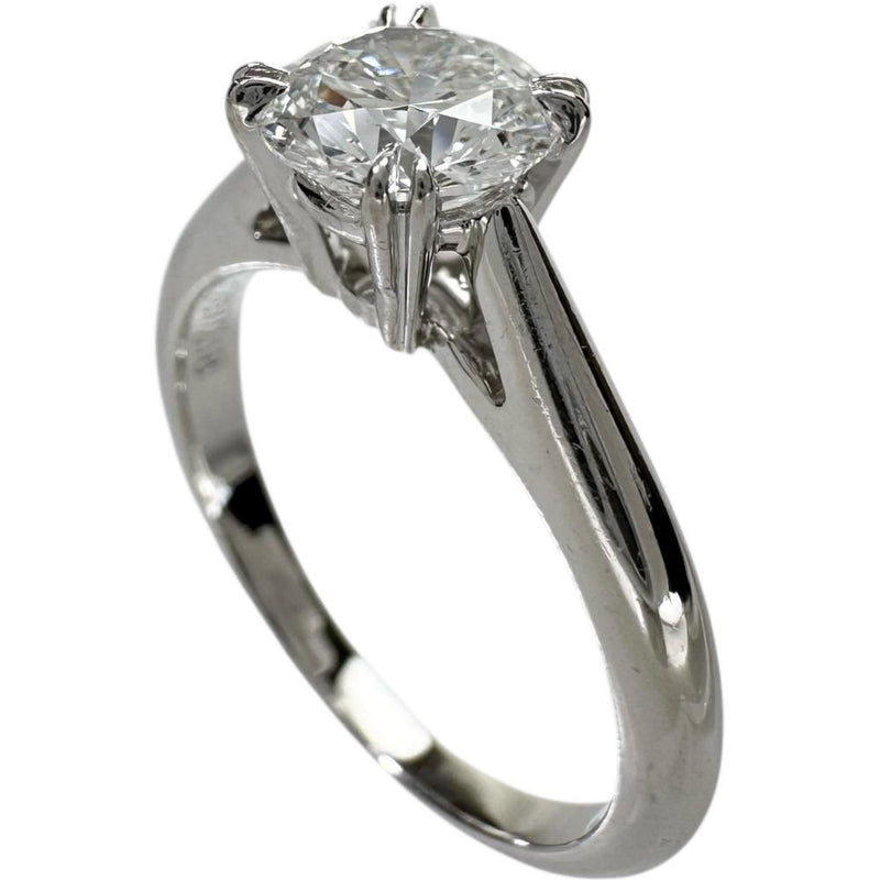 7.5号【HARRY WINSTON/ハリーウィンストン】 ダイヤモンド 0.76ct リング・指輪 ソリティア Pt950プラチナ 3.9g レディース 【中古】【真子質店】【BL】 【Maxxx】