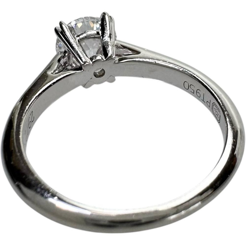 7.5号【HARRY WINSTON/ハリーウィンストン】 ダイヤモンド 0.76ct リング・指輪 ソリティア Pt950プラチナ 3.9g レディース 【中古】【真子質店】【BL】 【Maxxx】