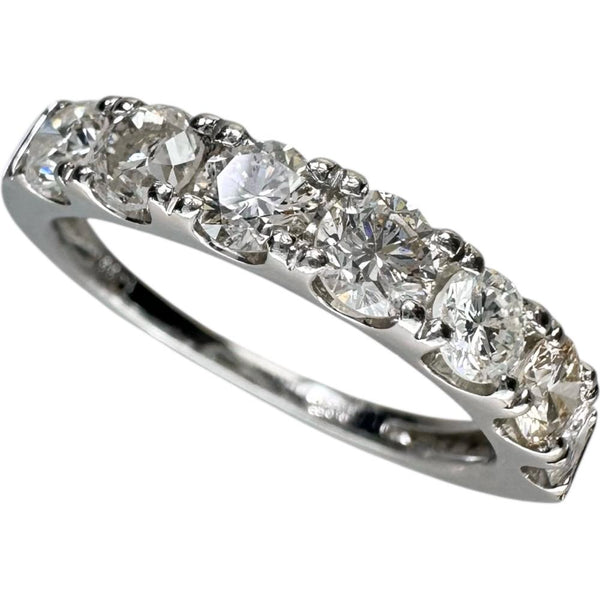12号 ダイヤモンド 計1.00ct リング・指輪 Pt950プラチナ 3.3g レディース 【中古】【真子質店】【NN】 【TKx】