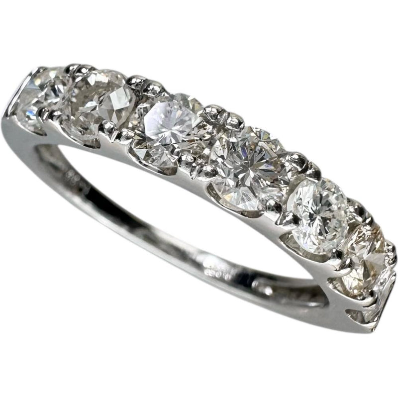 12号 ダイヤモンド 計1.00ct リング・指輪 Pt950プラチナ 3.3g レディース 【中古】【真子質店】【NN】 【TKx】