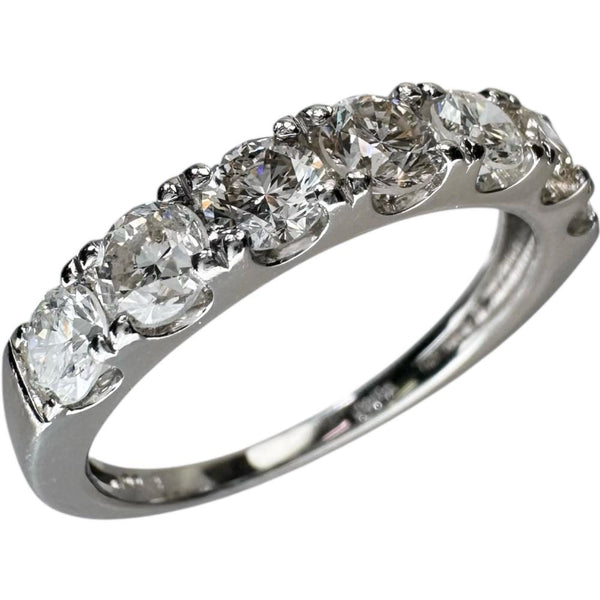 12号 ダイヤモンド 計1.00ct リング・指輪 Pt950プラチナ 3.3g レディース 【中古】【真子質店】【NN】 【TKx】