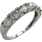12号 ダイヤモンド 計1.00ct リング・指輪 Pt950プラチナ 3.3g レディース 【中古】【真子質店】【NN】 【TKx】