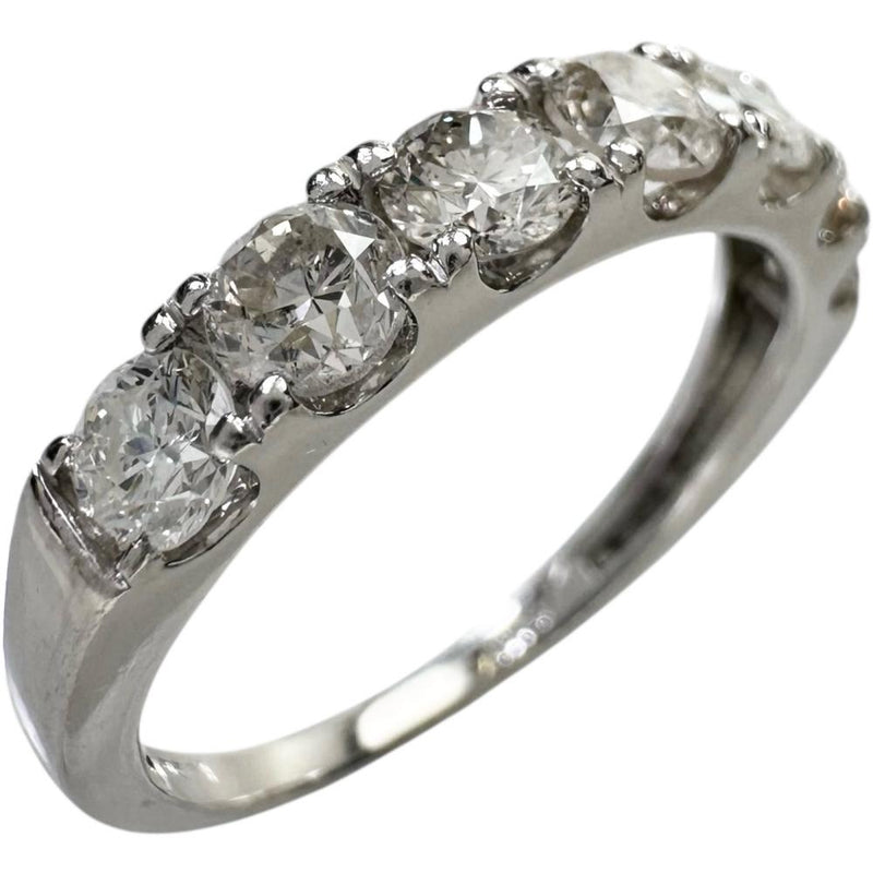 12号 ダイヤモンド 計1.00ct リング・指輪 Pt950プラチナ 3.3g レディース 【中古】【真子質店】【NN】 【TKx】