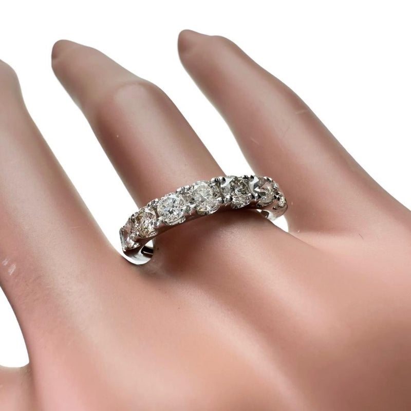 12号 ダイヤモンド 計1.00ct リング・指輪 Pt950プラチナ 3.3g レディース 【中古】【真子質店】【NN】 【TKx】