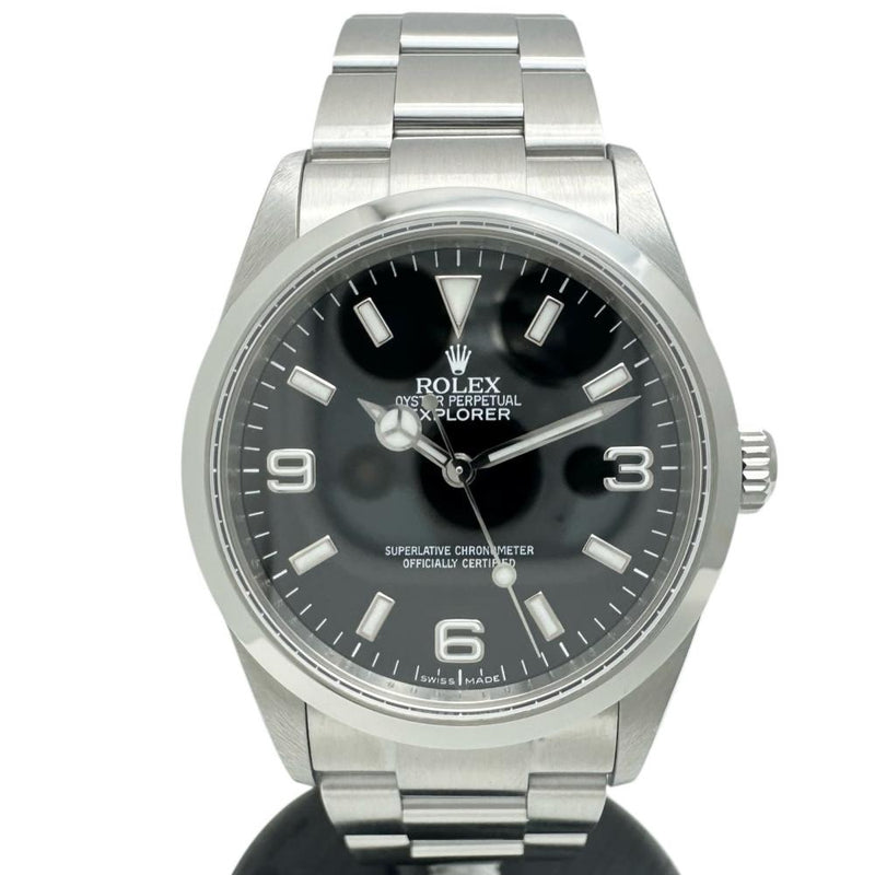 【ROLEX/ロレックス】 エクスプローラー1 114270  箱/保あり 腕時計 ステンレススチール 自動巻き/オートマ V番（2009年） ブラック文字盤/シルバーブレス メンズ
【中古】【真子質店】【BL】




【MoMixx】
【ex】