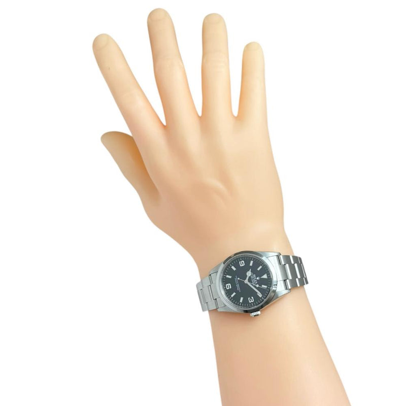 【ROLEX/ロレックス】 エクスプローラー1 114270  箱/保あり 腕時計 ステンレススチール 自動巻き/オートマ V番（2009年） ブラック文字盤/シルバーブレス メンズ
【中古】【真子質店】【BL】




【MoMixx】
【ex】