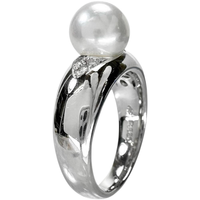 10号 アコヤ真珠8mm ダイヤモンド 0.08ct リング・指輪 Pt850プラチナ 12.0g レディース
【中古】【真子質店】【NN】




【DTx】