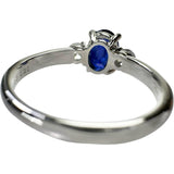 12号 サファイア 1.403ct ダイヤモンド 0.25ct リング・指輪 Pt950プラチナ 4.4g レディース 【中古】【真子質店】【NN】 【IIMoMo】