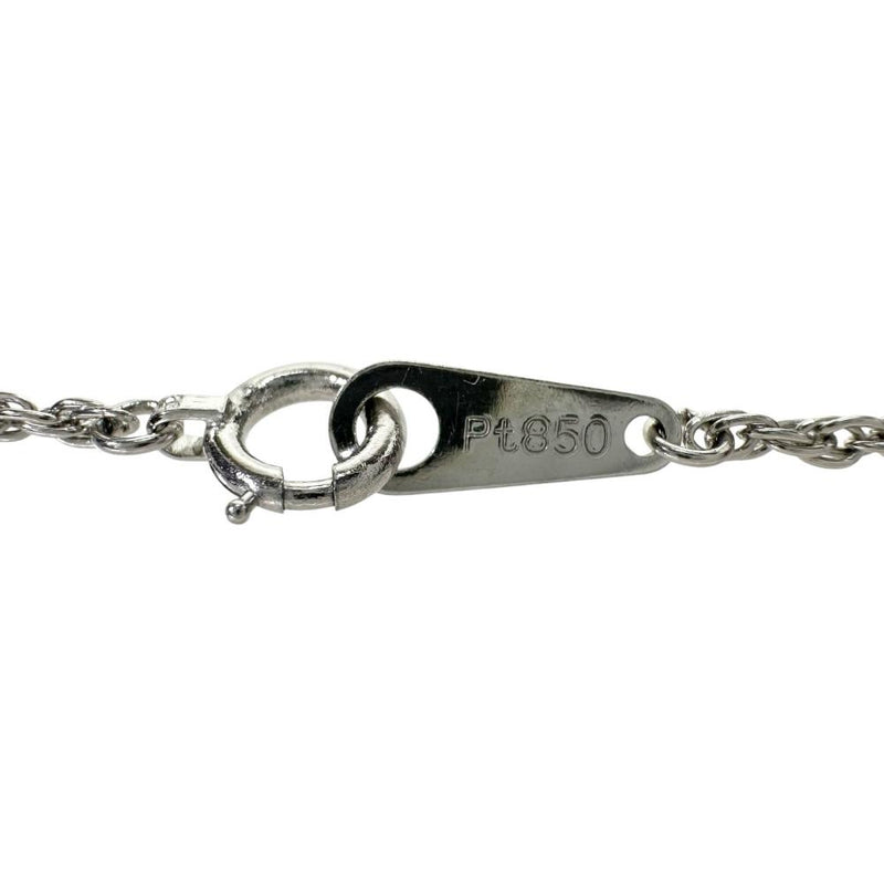 サファイア 1.12ct ダイヤモンド 0.31ct ネックレス Pt900プラチナ/Pt850プラチナ 5.5g 40cm レディース 【中古】【真子質店】【NN】 【MiMoMi】
