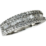 13号 ダイヤモンド 0.44ct リング・指輪 K18WGホワイトゴールド 18金 4.0g レディース 【中古】【真子質店】【NN】 【KDMi】