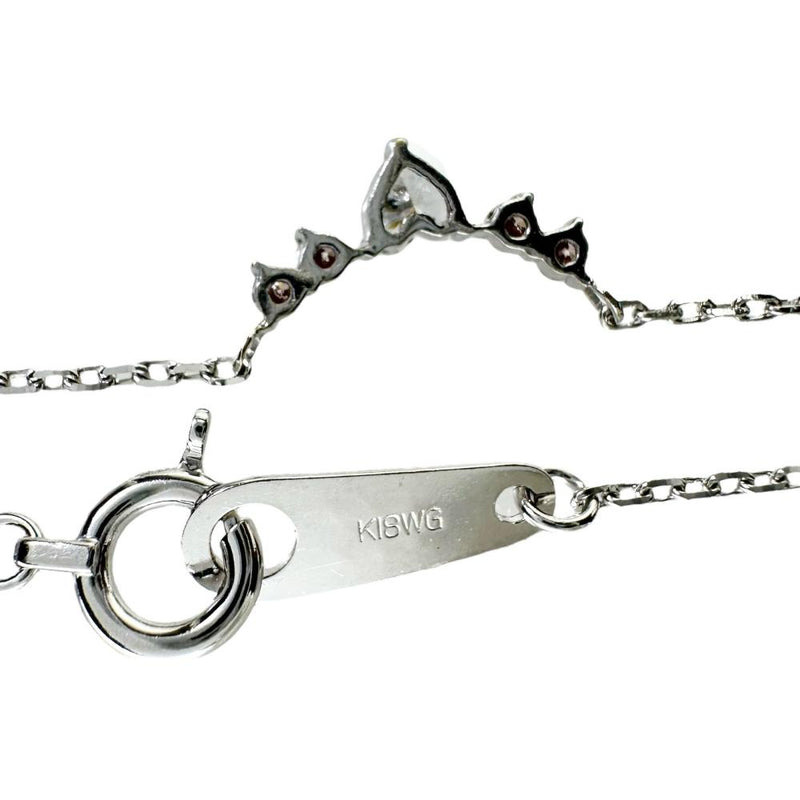 ハートモチーフ ハートダイヤモンド 0.06ct ピンクダイヤ 0.05ct ネックレス K18WGホワイトゴールド 18金 1.5g 40cm レディース
【中古】【真子質店】【NN】




【MaIS】